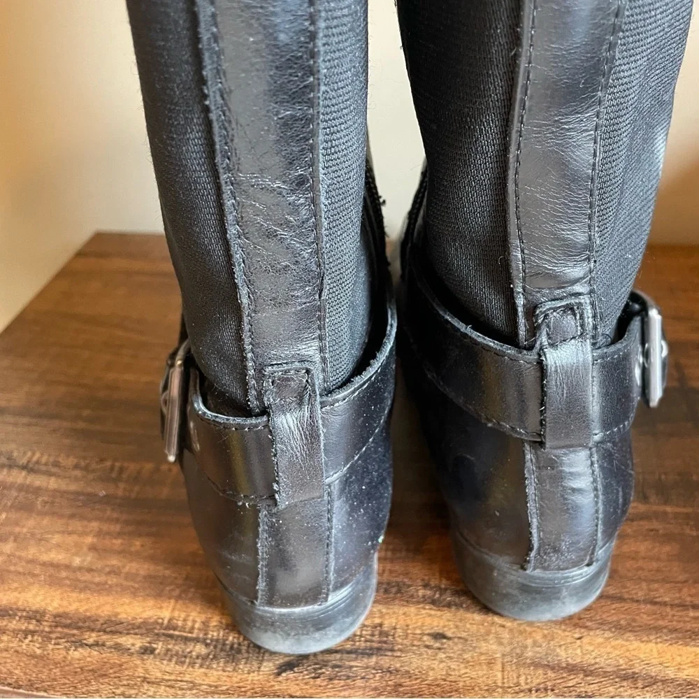 Liz Claiborne black riding boots Leather 6.5